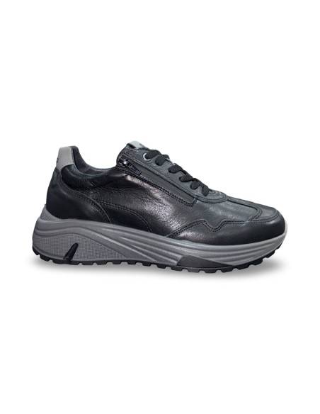 Igi&Co 8640600 sneakers uomo in pelle nero
