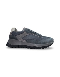 Igi&Co 8641800 sneakers uomo in camoscio blu 2