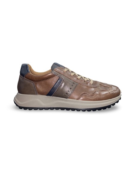 Igi&Co 8639122 sneakers uomo in pelle cuoio