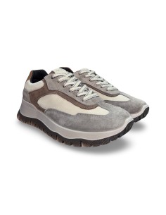 Igi&Co 8641822 sneakers uomo in camoscio fango