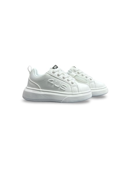 Cesare Paciotti 4US K25990 sneakers bambino in pelle bianco