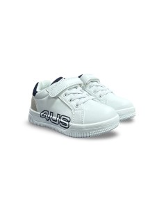 Cesare Paciotti 4US K251037 sneakers bambino in pelle bianco/blu