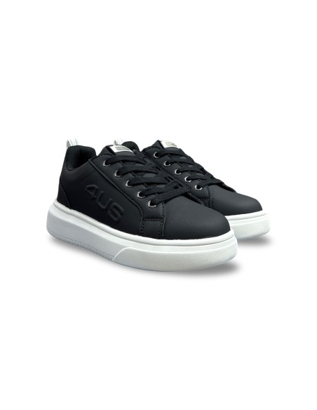 Cesare Paciotti 4US K25990 sneakers bambino in pelle nero