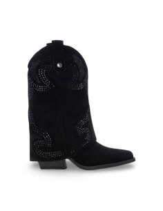 Xti 144467 stivali donna in camoscio nero 2