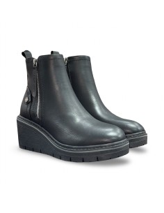 Refresh 173204 stivaletti donna in pelle nero
