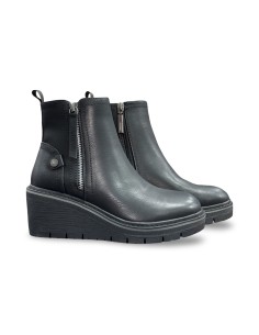 Refresh 173204 stivaletti donna in pelle nero 2