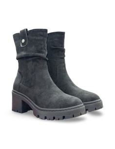 Refresh 173021 stivaletti donna in camoscio nero