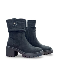 Refresh 173021 stivaletti donna in camoscio nero 2
