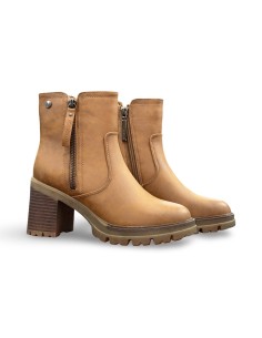 Refresh 172970 stivaletti donna in pelle color camel 2