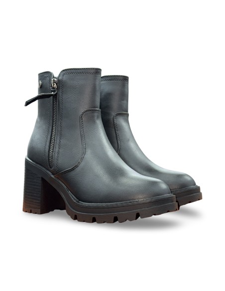 Refresh 172970 stivaletti donna in pelle nero