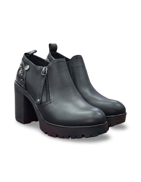 Refresh 173201 tronchetti donna in pelle nero