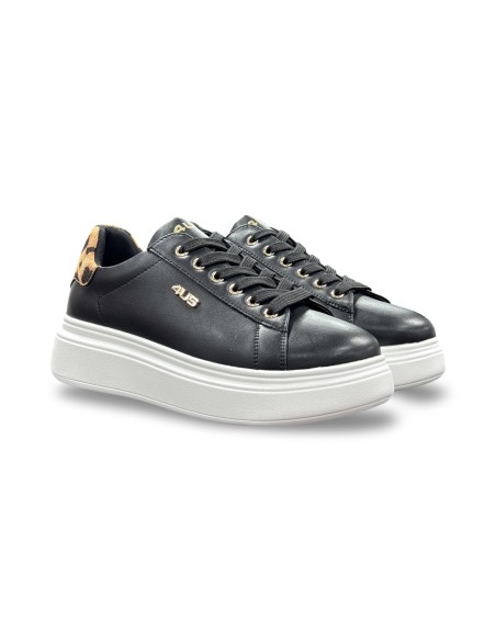 Cesare Paciotti 4US 4BX101 sneakers donna in pelle nero
