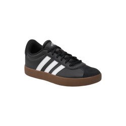 Adidas VL Court 3.0 K IE3630 sneakers da ragazzo/a in similpelle bianco e nero 2