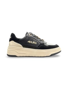 Cesare Paciotti 4US 4BX104 sneakers donna in pelle nero/platino 2