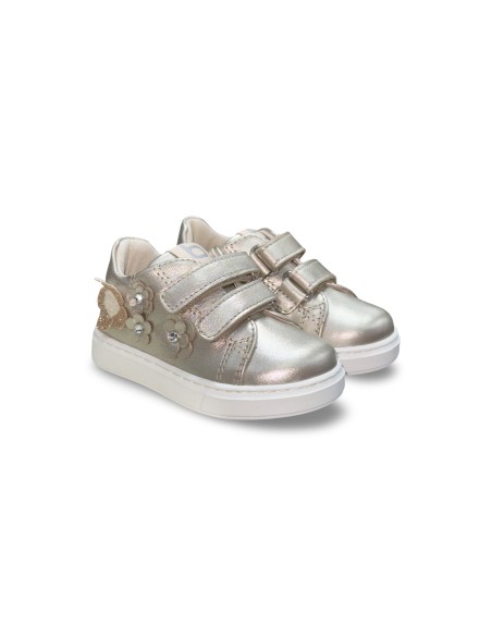 Balducci CITA7089 sneakers bambina in pelle champagne
