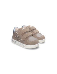 Balducci MSPORT4840 sneakers bambino in pelle/camoscio taupe