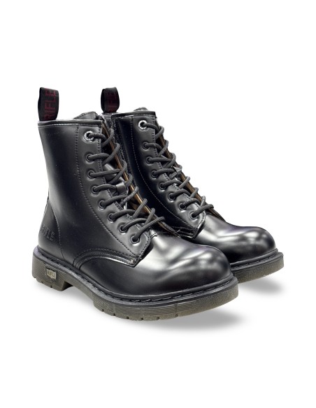 Rifle RFM521H05 anfibi uomo in pelle nero