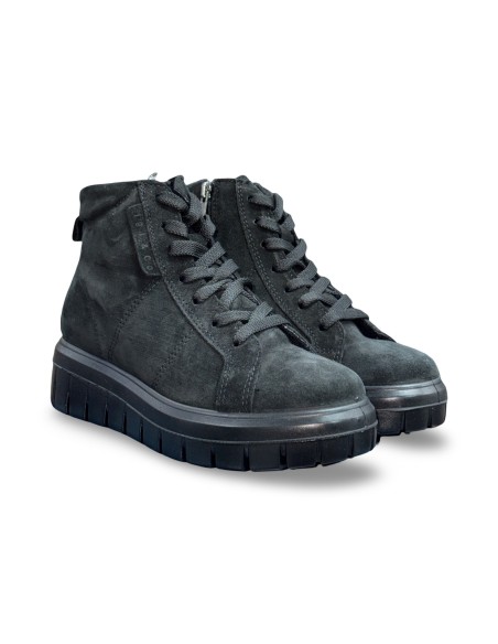 Igi&Co 8652911 sneakers donna in camoscio nero