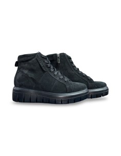 Igi&Co 8652911 sneakers donna in camoscio nero 2