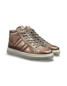 Igi&Co 8635533 sneakers uomo in pelle color cuoio