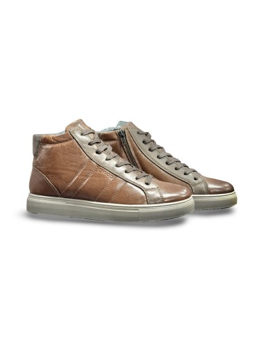 Igi&Co 8635533 sneakers uomo in pelle color cuoio