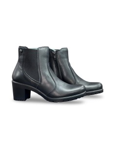 Enval Soft 8754900 stivaletti donna in pelle nero 2