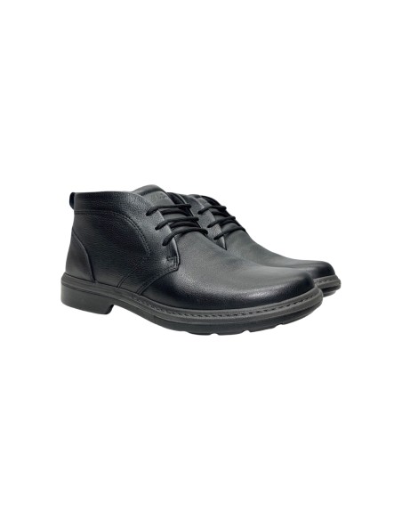 Enval Soft 8715100 stivaletti uomo in pelle nero