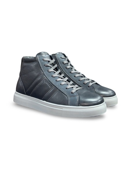 Igi&Co 8635511 sneakers uomo in pelle blu