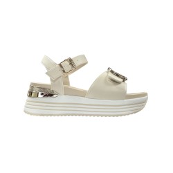 Queen Helena X32-225 sandali donna in similpelle beige