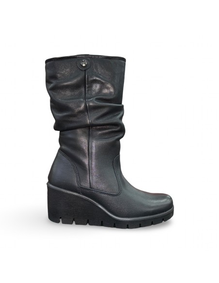 Enval Soft 8769600 stivali donna in pelle nero
