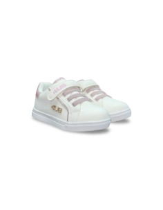 Cesare Paciotti 4US K251036 sneakers bambina in pelle bianco/rosa