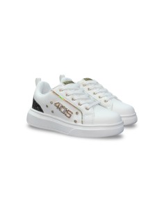 Cesare Paciotti 4US K25990 sneakers bambina in pelle bianco/glitter