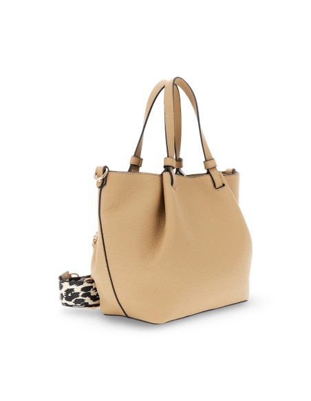 Cafe' Noir C3YC0910 borsa donna in pelle color sabbia