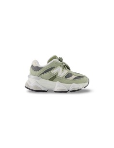 New Balance 9060 IV9060CD sneakers bambino/a in camoscio verde/bianco
