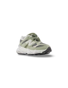 New Balance 9060 IV9060CD sneakers bambino/a in camoscio verde/bianco 2