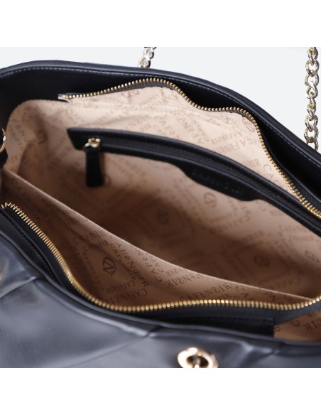 Cafe' Noir C3WD0908 borsa donna in pelle nero