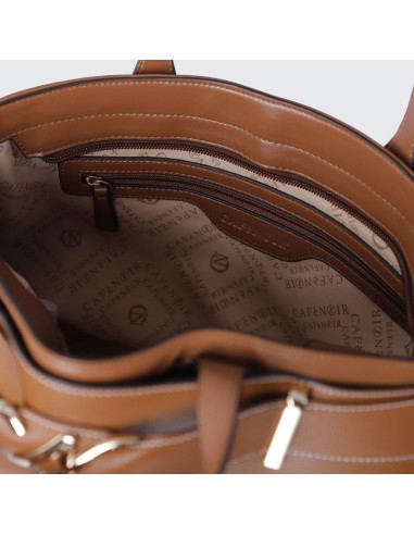 Cafe' Noir C3WG0918 borsa donna in pelle color cuoio