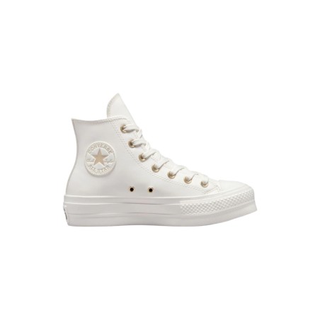 Converse All Star CTAS Lift Hi A03719C sneakers donna in pelle bianco