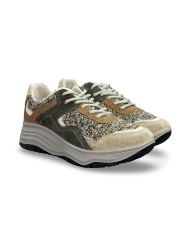 Igi&Co 8682622 sneakers donna in camoscio/tessuto biscotto