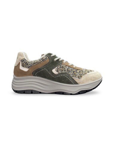 Igi&Co 8682622 sneakers donna in camoscio/tessuto biscotto