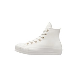 Converse All Star CTAS Lift Hi A03719C sneakers donna in pelle bianco 2