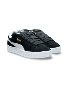 Puma Suede XL Jr 396577 02 sneakers ragazza/o in camoscio nero/bianco