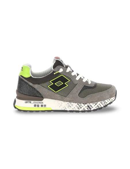 Lotto Leggenda Tokyo Ginza PRT 223153 DTM sneakers uomo in pelle grigio