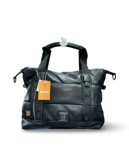 Refresh 183322 borsa donna in pelle nero