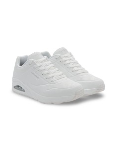 Skechers 52458/W sneakers uomo in pelle bianco