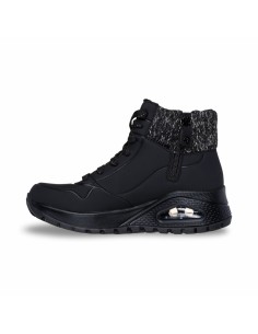 Skechers 310566/BLK sneakers donna in pelle nero 2