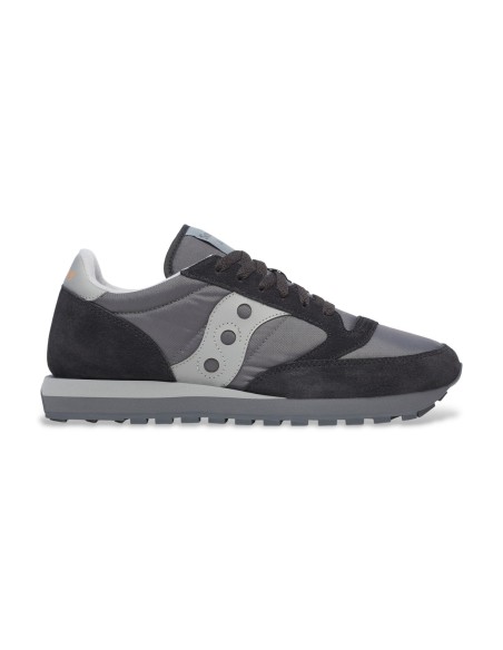 Saucony Jazz Original S2044-727 sneakers uomo in camoscio/tessuto nero/grigio