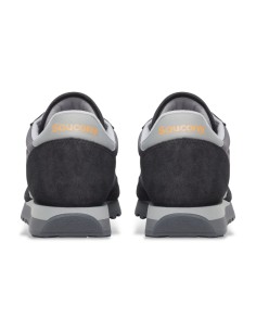 Saucony Jazz Original S2044-727 sneakers uomo in camoscio/tessuto nero/grigio 2