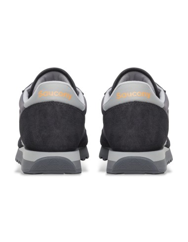Saucony Jazz Original S2044-727 sneakers uomo in camoscio/tessuto nero/grigio