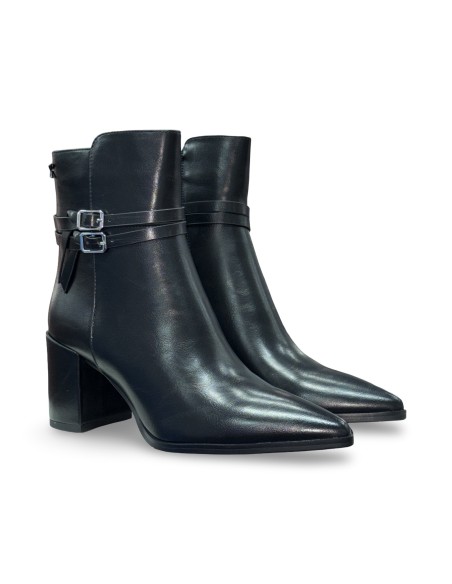 Keys K-11602 stivaletti donna in pelle nero